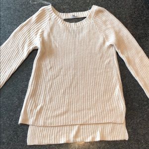 long knit sweater